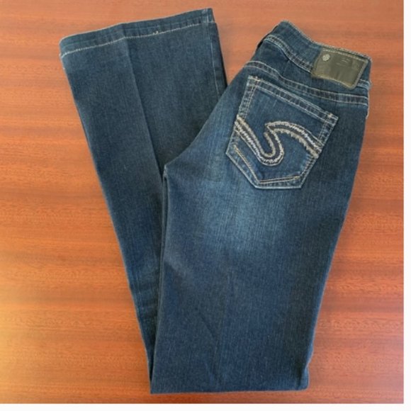 used silver jeans